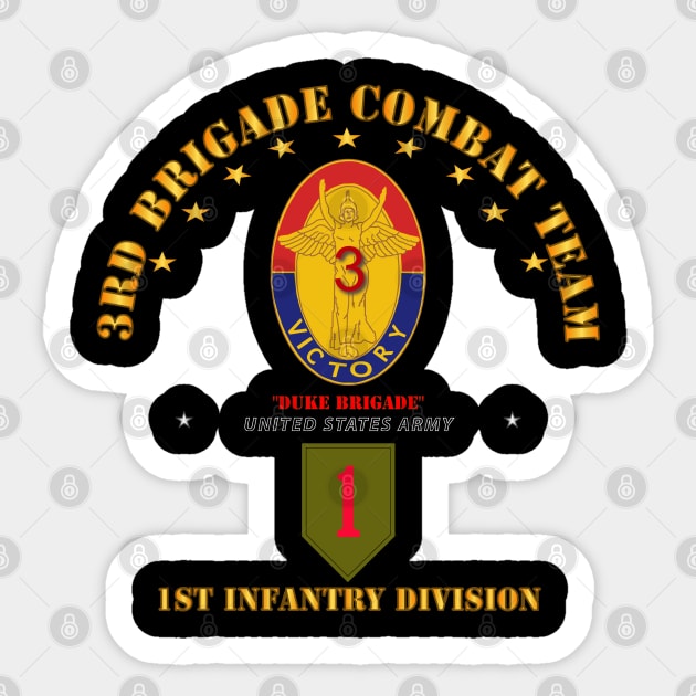 3rd Bde Combat Tm - 1st Infantry Div Sticker by twix123844